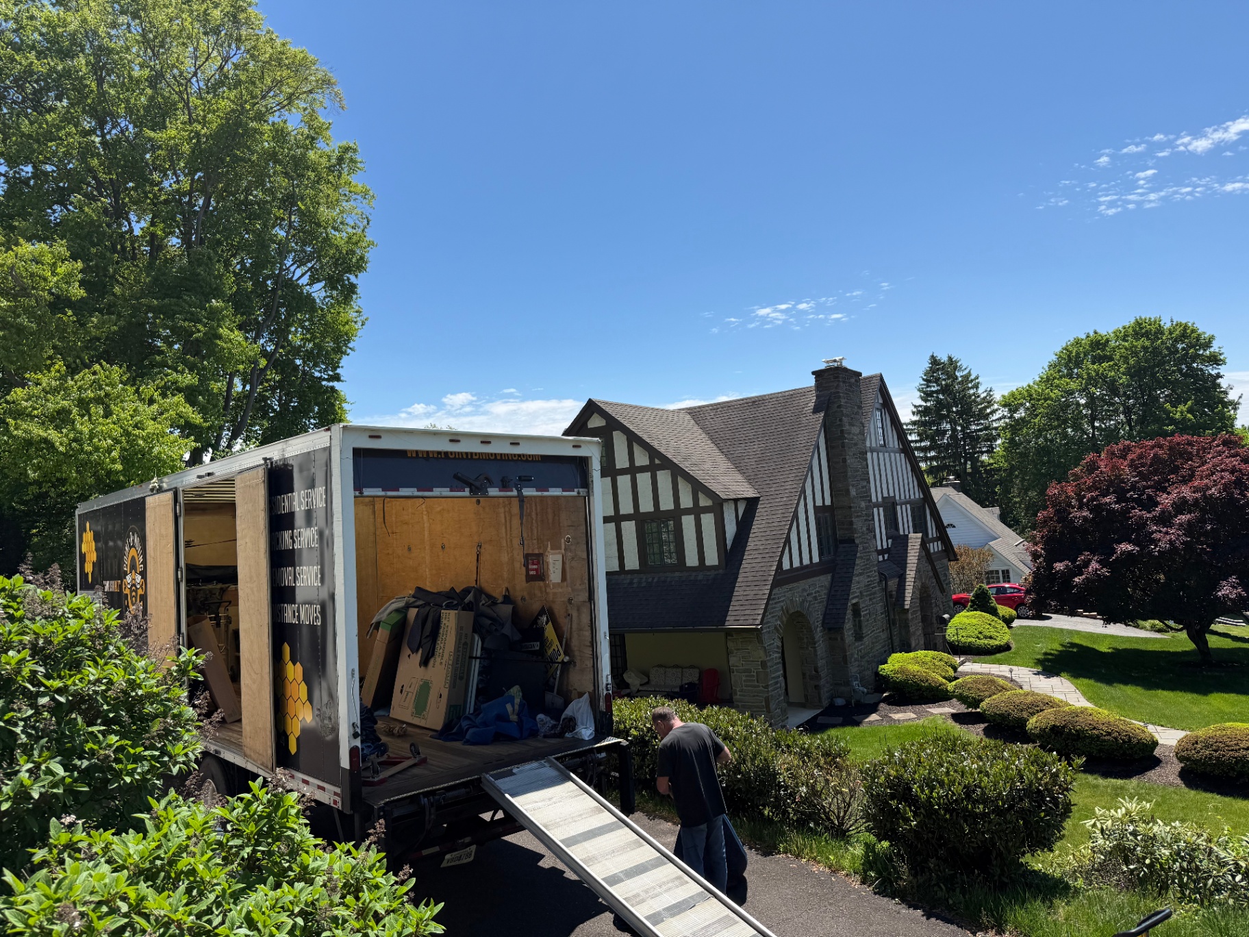 Tudor estate, ramp set